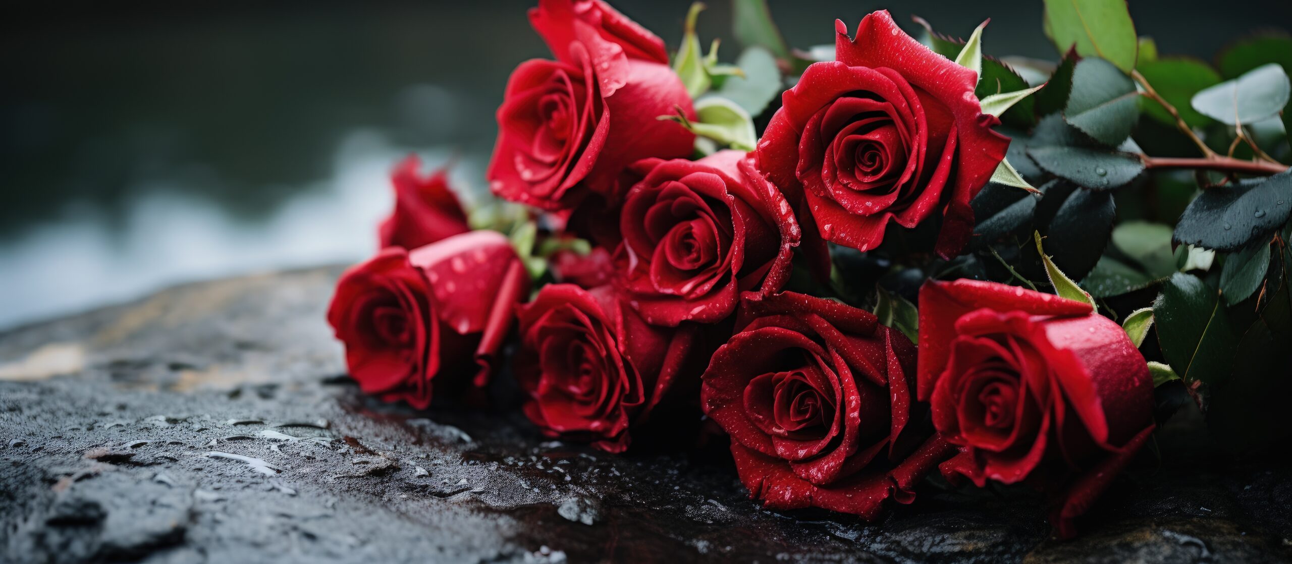 Rozen als bloemen bij een uitvaart als symbool van liefde en respect