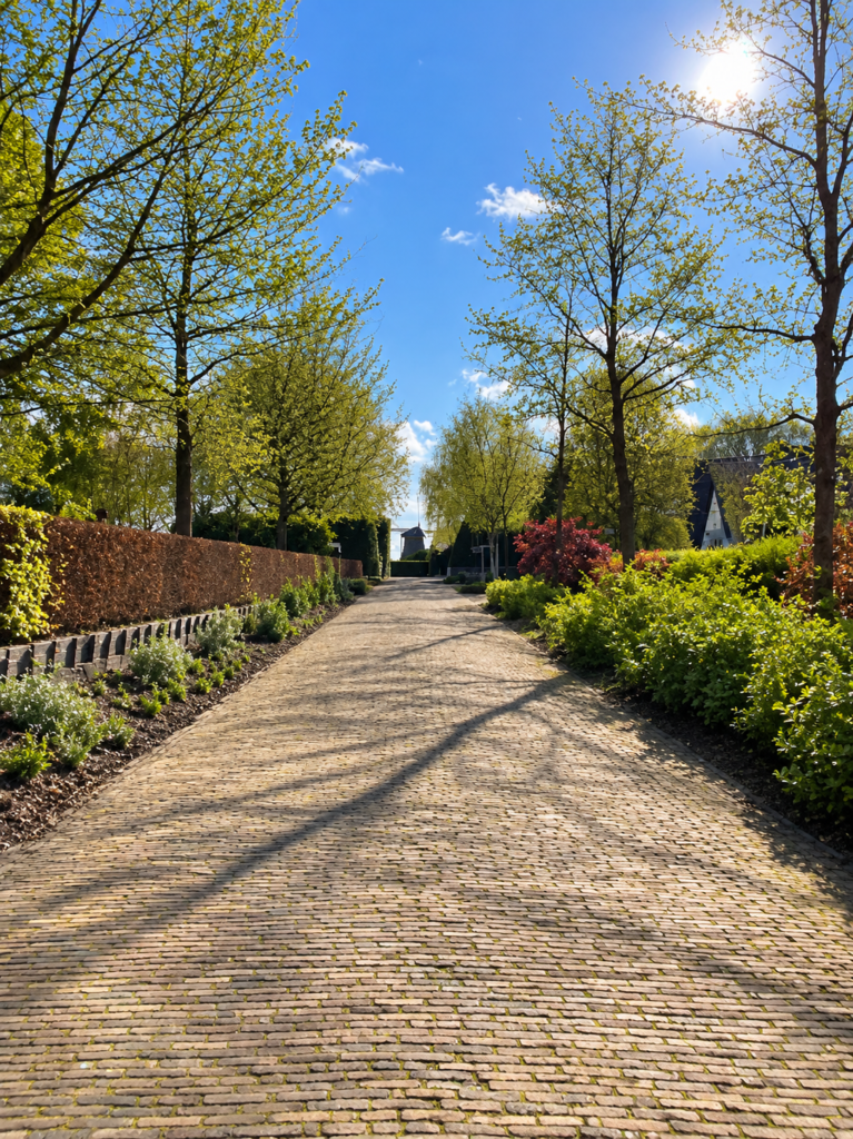 Pad op begraafplaats aalsmeer
