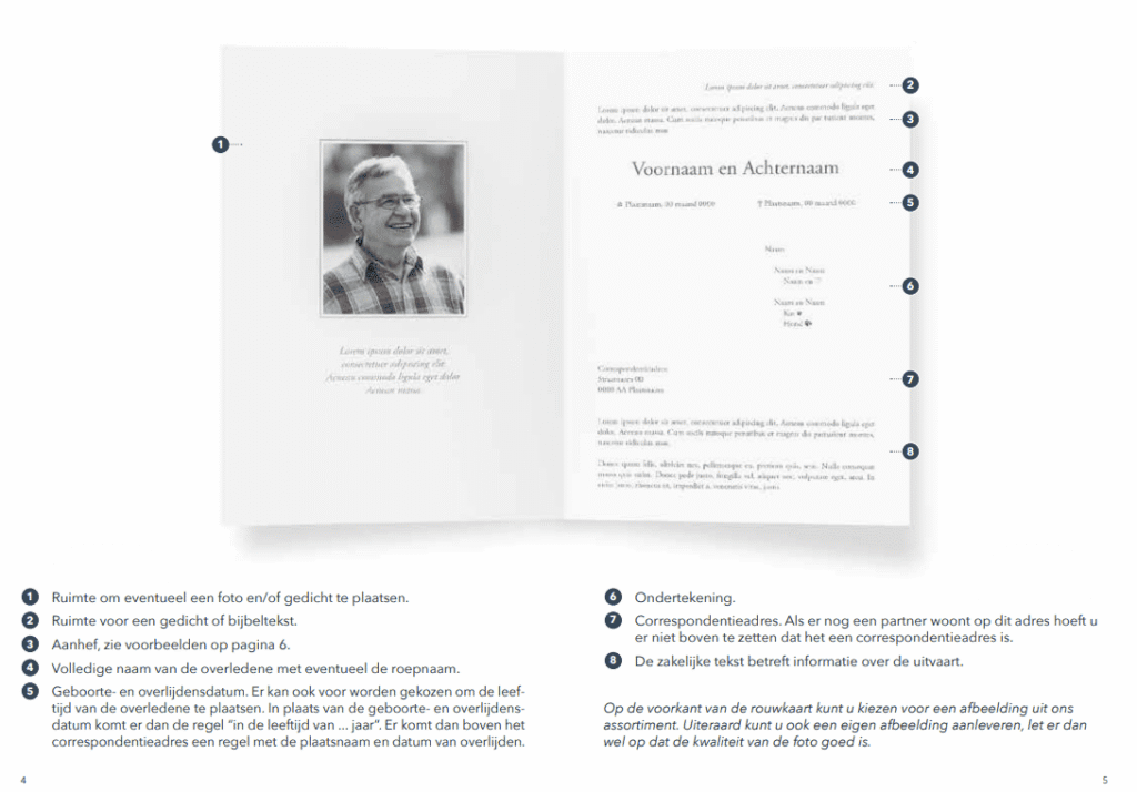 Rouwadvertentie schrijven